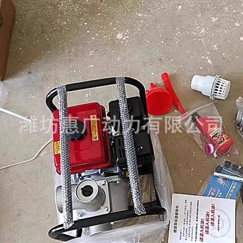 常柴2寸单叶轮汽油清水泵自吸式离心泵手启动款