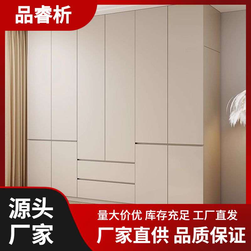 实木衣柜卧室对开儿童带抽屉出租房大衣橱子环保材料环保加厚
