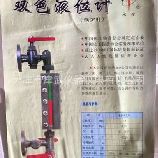 水位计水星透反射式 B49X 双色水位计锅炉液位计L=300.330.350.440