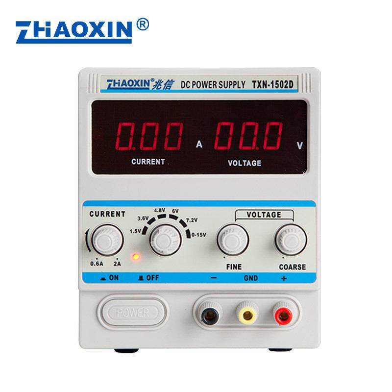 维修电源15v2a维修可调直流稳压电源表TXN-1502D短路截止输出
