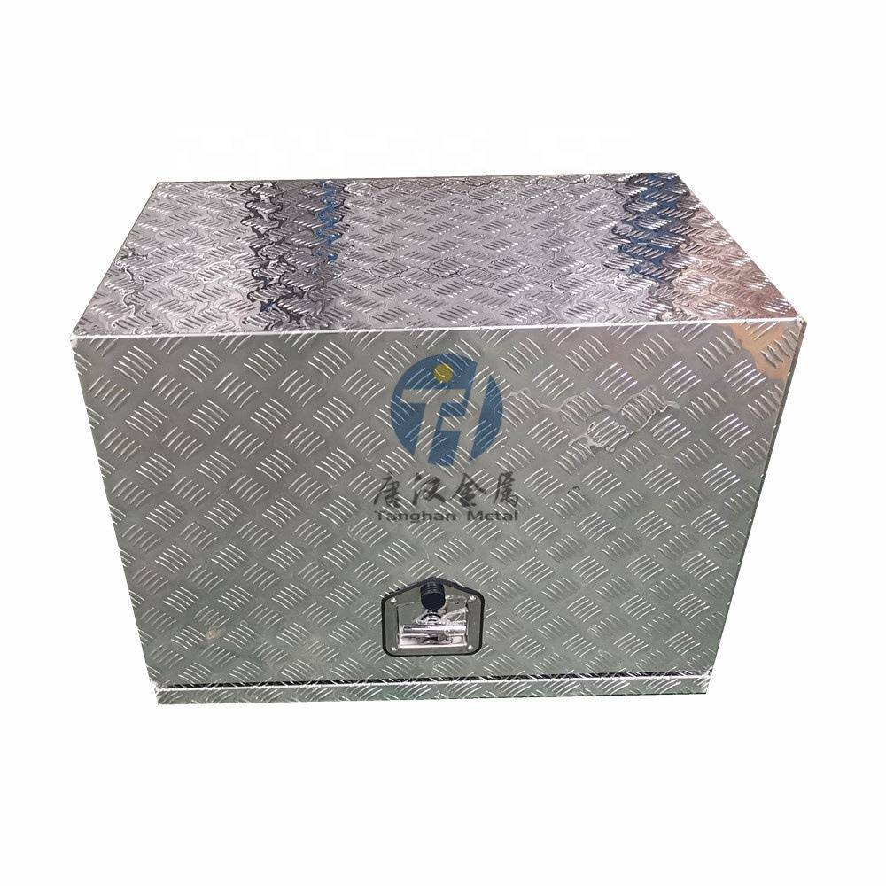 花纹板工具箱皮卡车底部带T字锁铝板合金重型工具柜澳洲