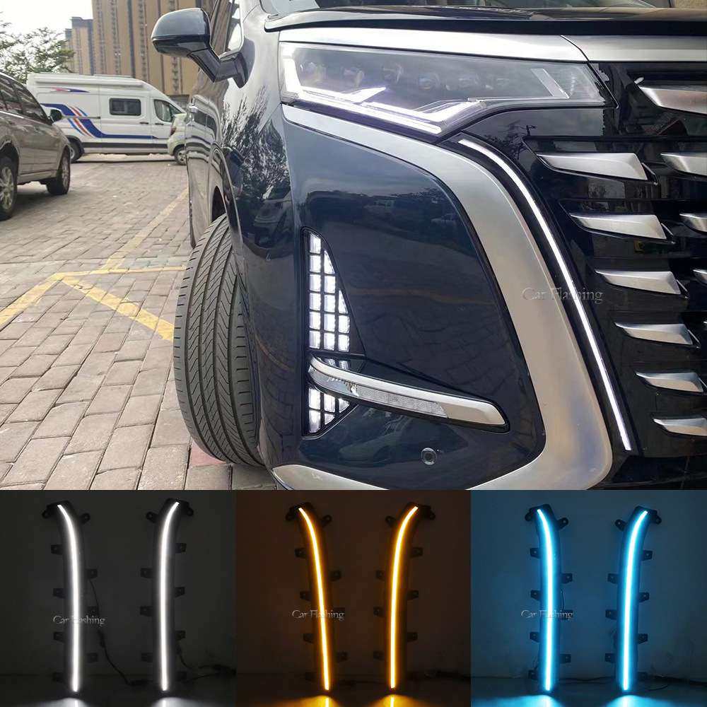 适用于腾势D9改装胡须灯D9胡子灯日行雾灯D9转向灯原厂升级日行