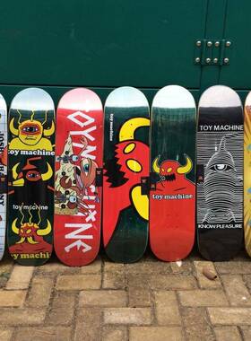 toymachine8.0/8.125/8.25/7.75英寸滑板双翘加拿大枫木板面甲板