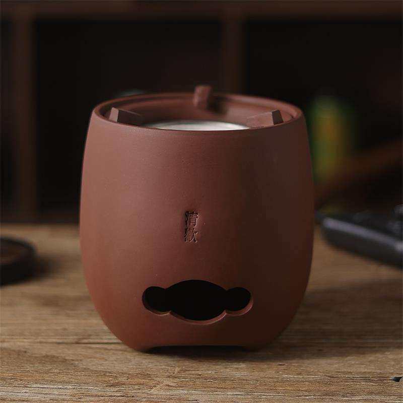 潮汕功夫炭炉煮茶炉电热丝炉红泥小火炉砂铫壶烧碳耐热炉陶制凉炉