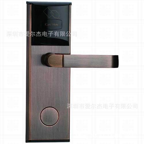 电子刷卡感应开门智能锁V9T557EMPROUSBMF深圳工直销升级替换