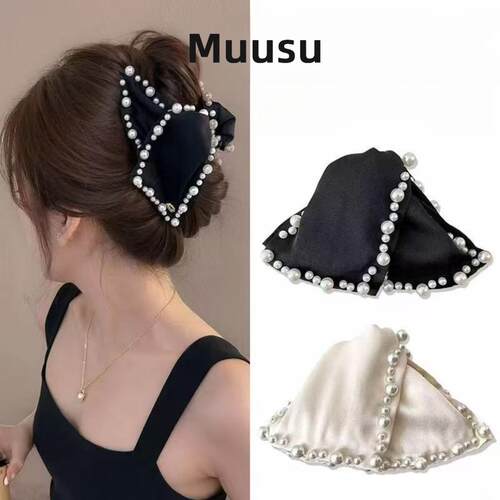 【小乐专享】Muusu新款三角抓夹女高级感盘发鲨鱼夹发卡百搭头饰