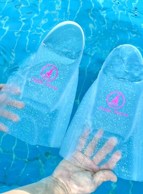 ciellemarin喜马林脚蹼专业游泳硅胶脚蹼自由泳蛙鞋儿童成人短蹼