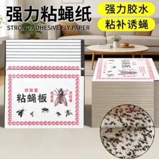 强力粘蝇纸家用灭蚊蝇诱蝇板