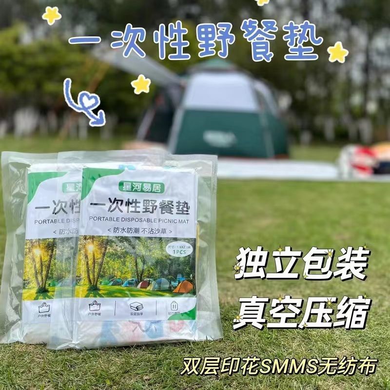 一次性加厚防水便携野餐垫加厚垫