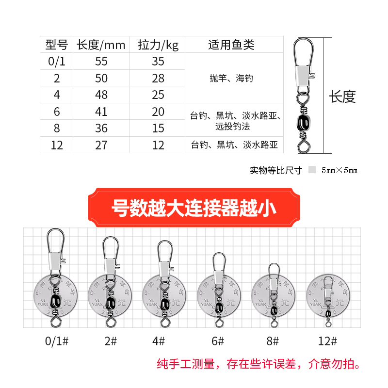 拉力环八字别针用品环路开口连接器快速钓鱼配件b扣强型渔具8字亚