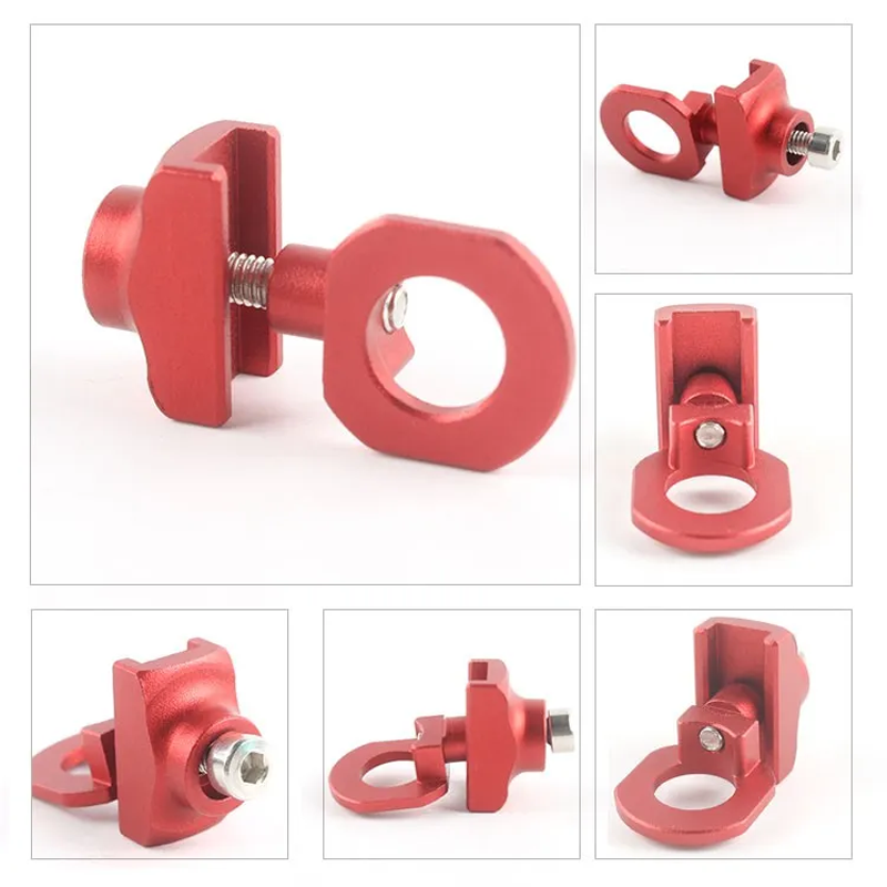 新款折叠自行车单速车紧链器自行车拉链器压链器防掉链调节器改装