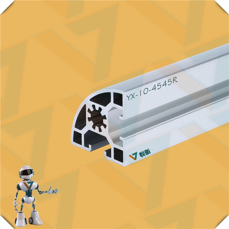 扇形铝合金型材1/4圆型表面阳极氧化处理ZH-10-4545R