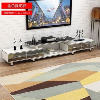 j小型长条茶台可移动客厅柜圆角电视桌柜子简易电视机一米八电视