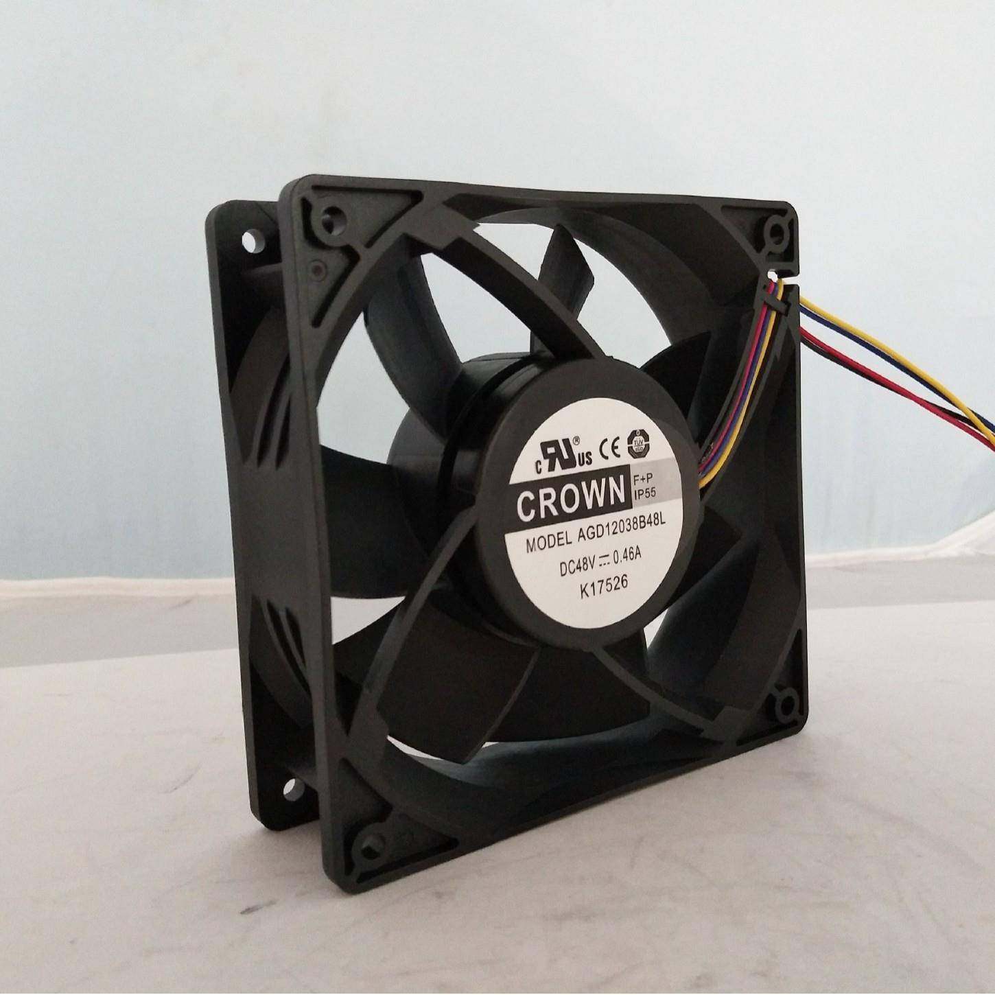 DC直流轴流散热风扇AGD12038B48LPWM*FG