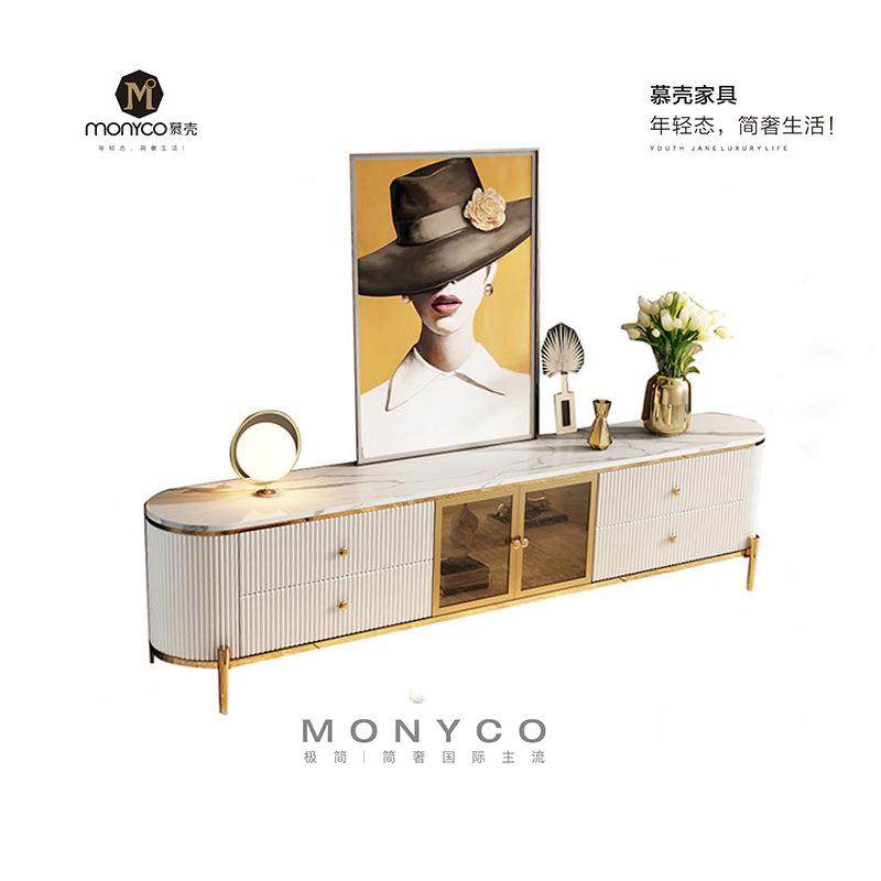 轻奢北欧新款岩板电视柜客厅高端后现代简约时尚小户型茶几柜组合,电子/电工,接线端子,淘宝优惠券,粉丝福利购,淘宝优惠卷