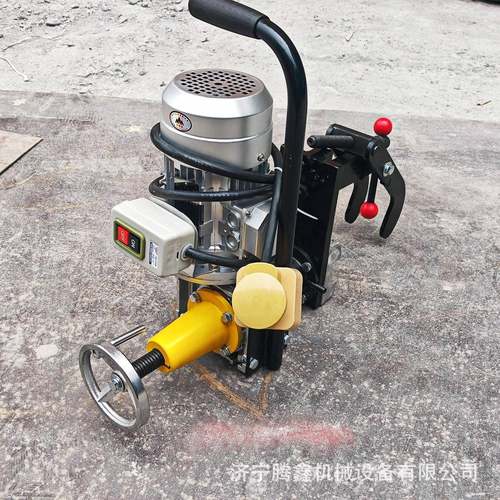 腾鑫轨道打孔空心钻机轻轨穿孔作业麻花钻孔电动钢轨钻孔机