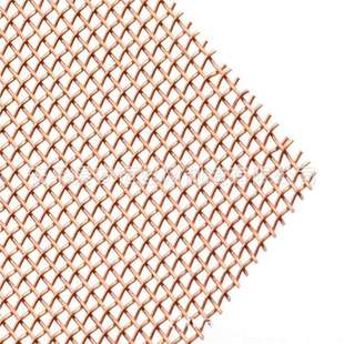 1mm线径5mm孔径铜网化工用铜丝过滤网2mm厚耐磨铜筛网