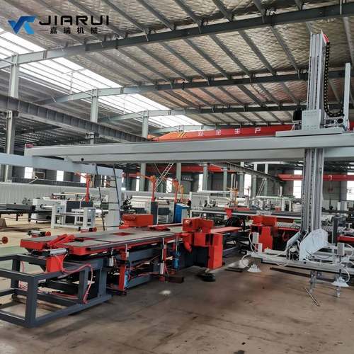 嘉瑞数控PVC板切割锯L型滑轨造型贴面板胶合板四边切边机