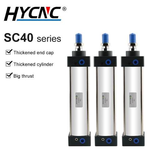 气缸SC4075/100/125/150/200/250/300小型活塞式气动元件