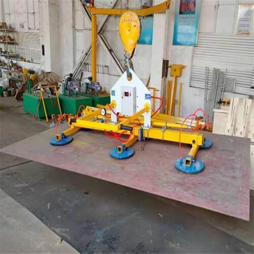 长力重工玻璃幕墙安装设备800kg玻璃安装吊具6盘玻璃吸盘