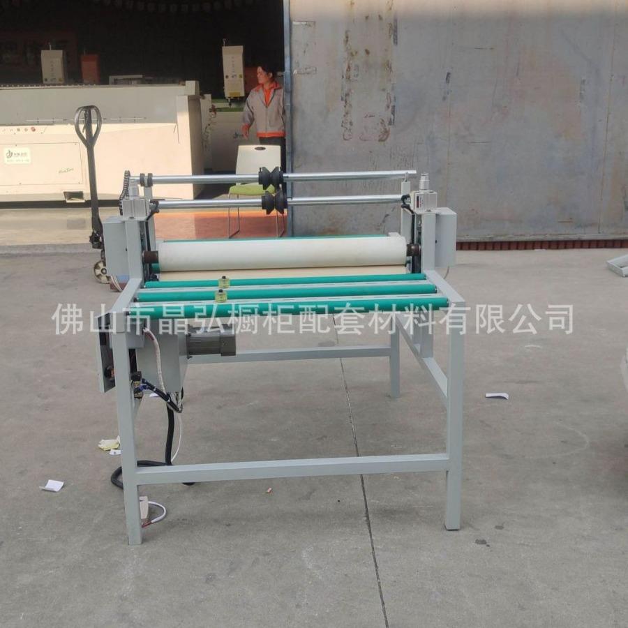 专业生产可调速覆膜机850款贴膜机晶钢门设备瓷砖茶几玻璃贴膜机