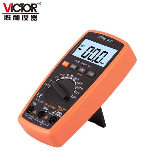 胜利VC81B/VC81D自动量程小型家用数字万用表