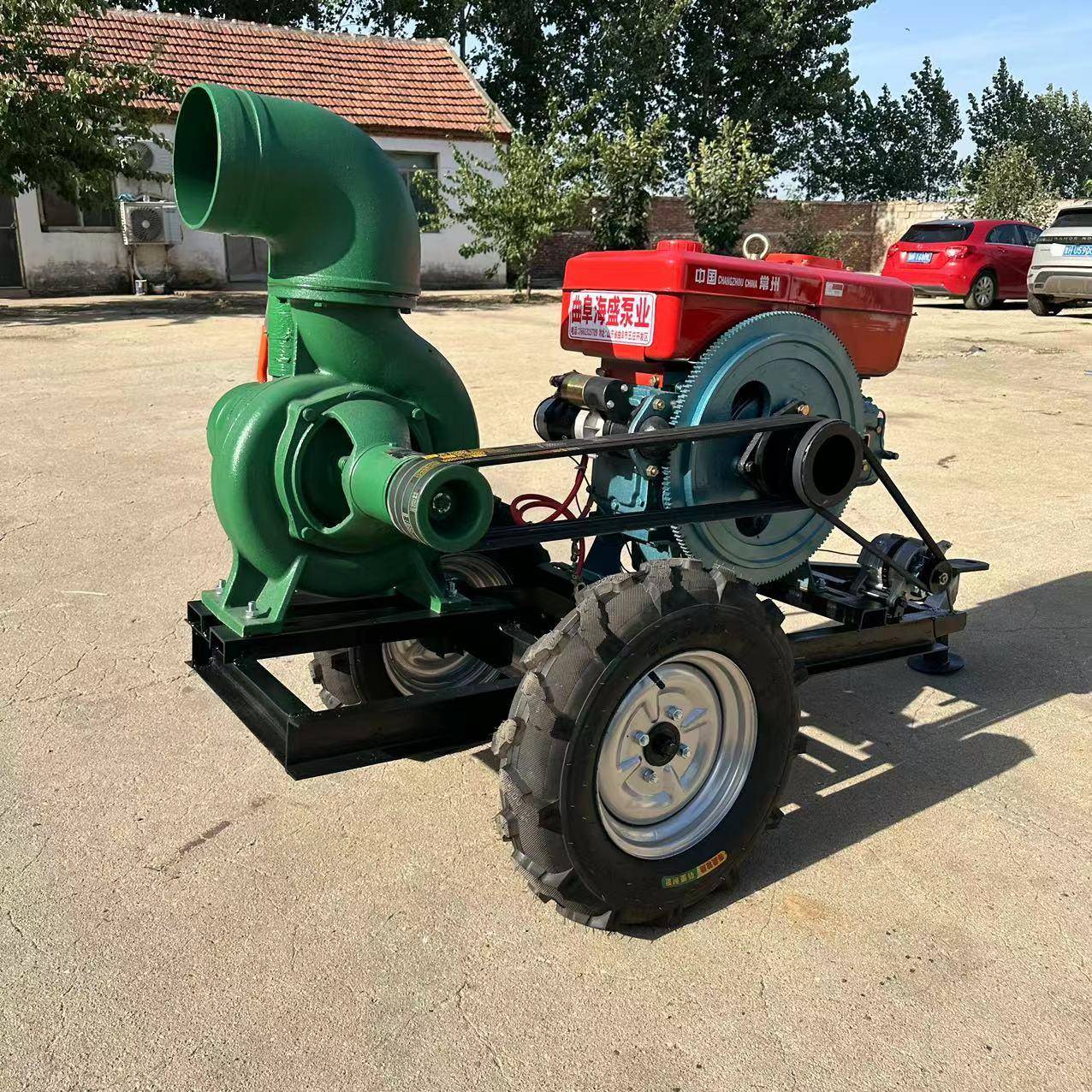 抗涝柴油机抽水泵6寸压井离心泵580立方大排量离心抽水泵