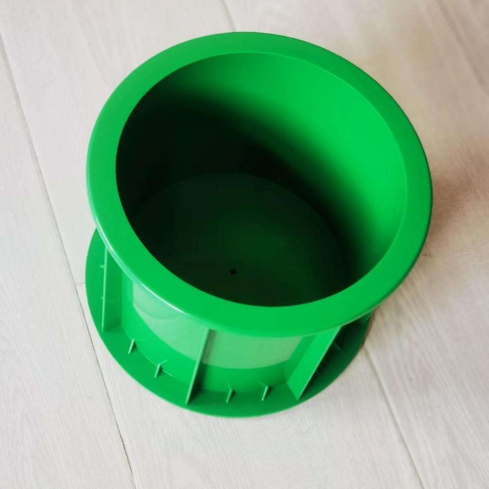 原厂混凝土抗渗试模ABS原料加厚绿色