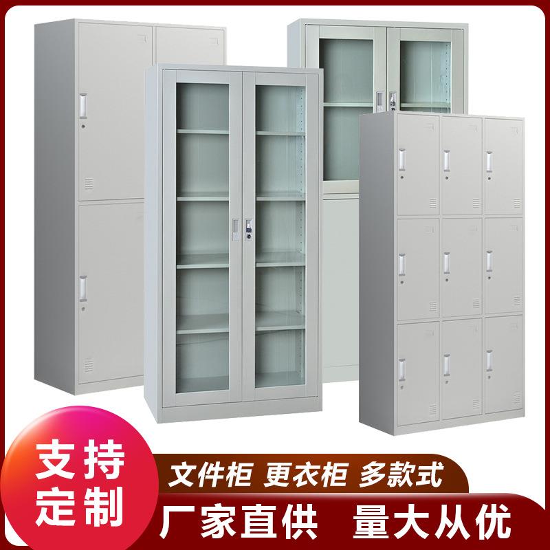 厂家定制办公室档案财务资料铁皮文件柜员工更衣储物铁柜带锁矮柜