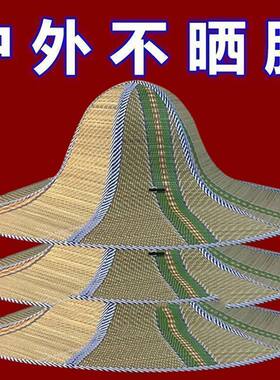 可折叠两用遮阳草帽扇子钓鱼帽