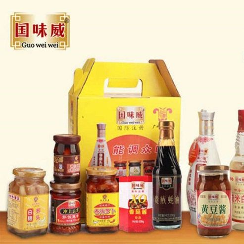 增城特产如丰国味威调味品调味料酱料9件套手信礼盒装