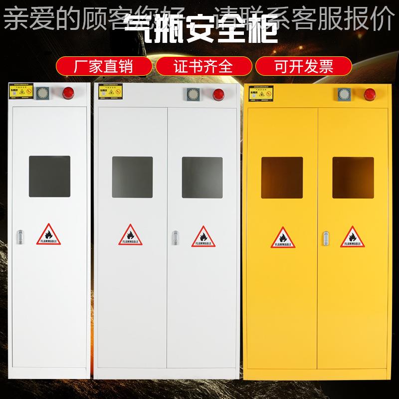 厂家直销气瓶柜QPG-5652实验炔室智能全报钢带警钢瓶乙气双瓶氧安