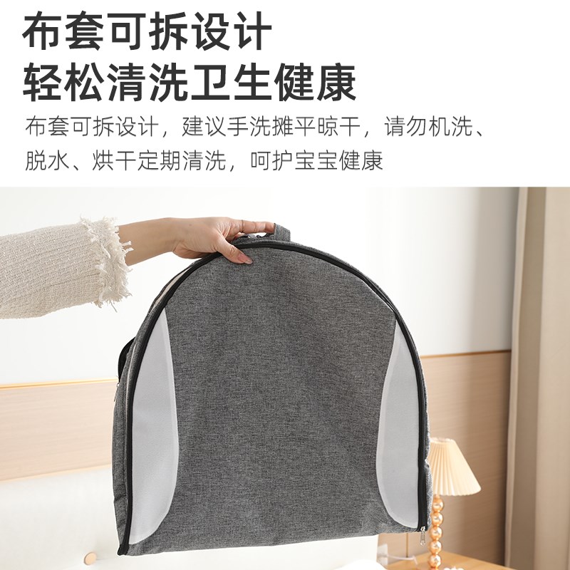 婴儿防吐奶斜坡垫新生儿胃食管反流斜坡枕防溢奶哺乳枕侧睡床中床