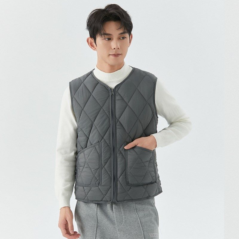 男士新款秋冬轻薄保暖背心青年加绒加厚马甲内外穿加大码中老青年,男装,常规马甲,淘宝优惠券,粉丝福利购,淘宝优惠卷