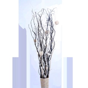 干花枝龙柳曲柳莲蓬树枝家居装饰客厅玄关隔断橱窗插花装饰干花