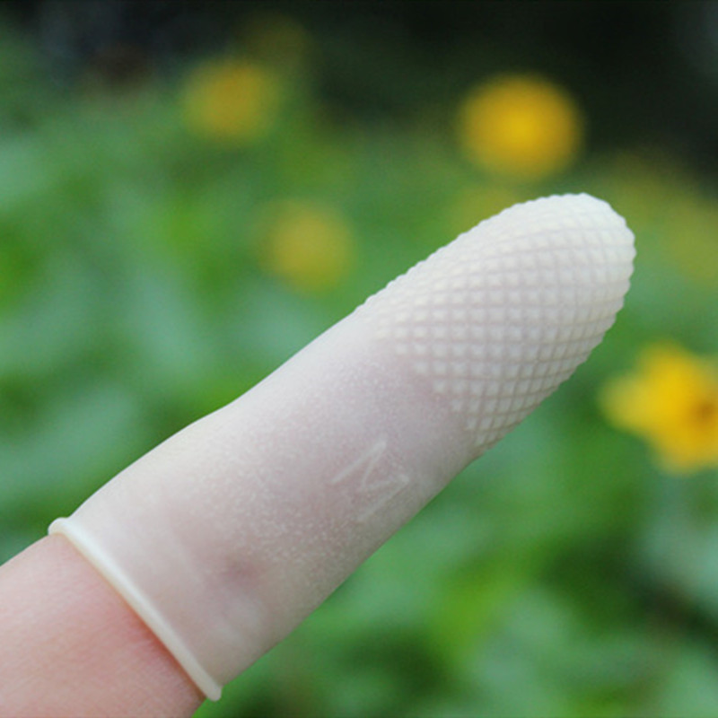 乳胶防滑指套 点钞指套 一次性手指套 包邮 橡胶指头套 印刷翻页