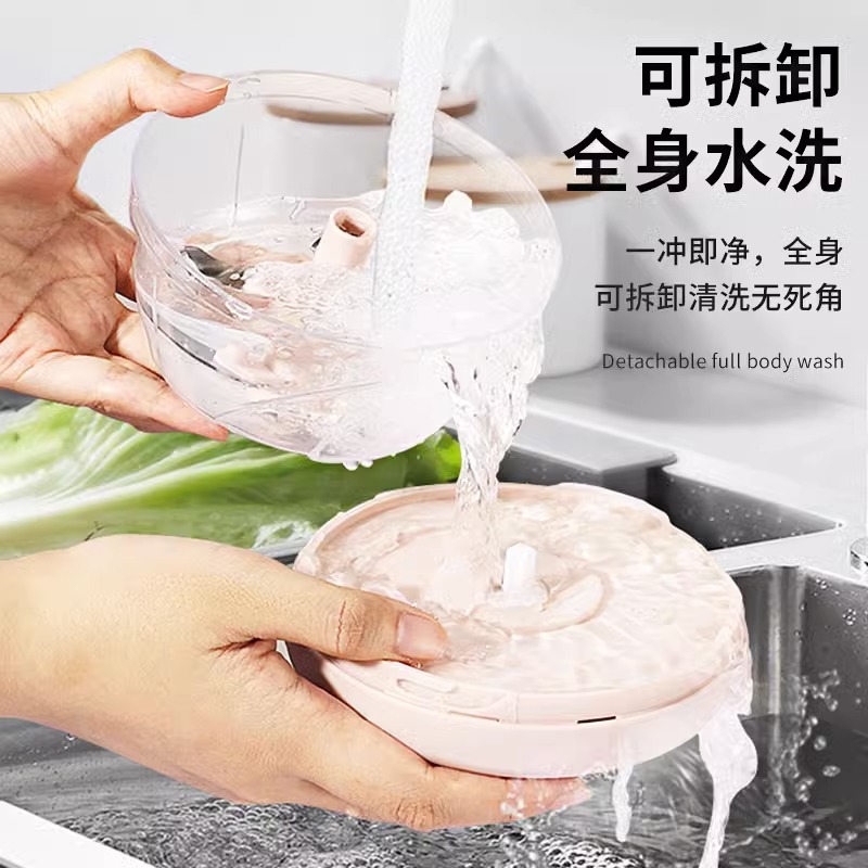 捣蒜泥神器打蒜器捣碎小型打碎机拉蒜蓉大蒜绞肉机小型手动擂辣椒
