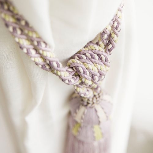 包邮轻奢窗帘绑带挂球绑球装饰球窗帘扣流苏配件窗帘扎带绑绳一对