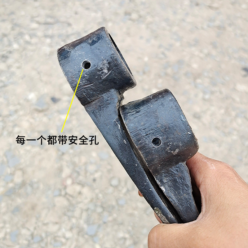 倒装孔锄头锋利园艺工具园森除草刨地种花种菜专用松土小铲子圆钢