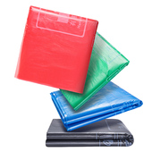 黑色加厚物业大号垃圾袋酒店环卫超大特大号平口塑料袋垃圾分类袋