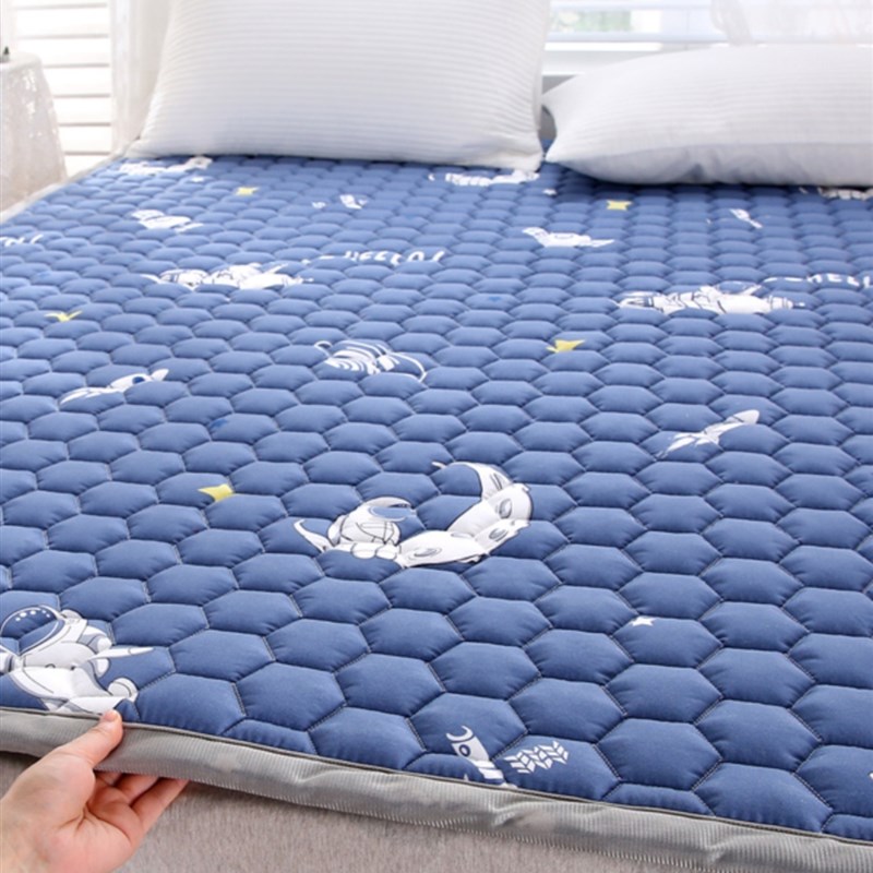 夏季防滑床盖四季通用加厚榻榻米床单宿舍单件床垫单人夹棉床罩2m