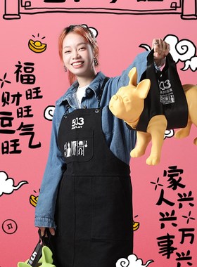 网红桌面摆件狗狗道具模型工艺品软装家居客厅装饰品创意送礼物品