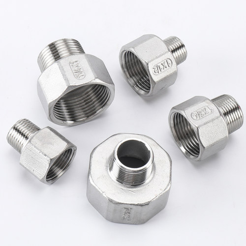 304不锈钢管件4分内外丝6分变径直接内丝1寸水管外丝大小头转接头