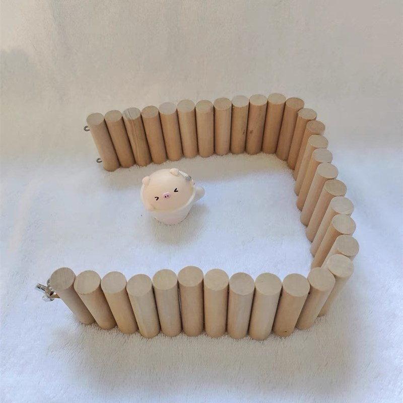 芦丁鸡围栏造景用品花枝鼠金丝熊围栏栅栏篱笆仓鼠实木围栏