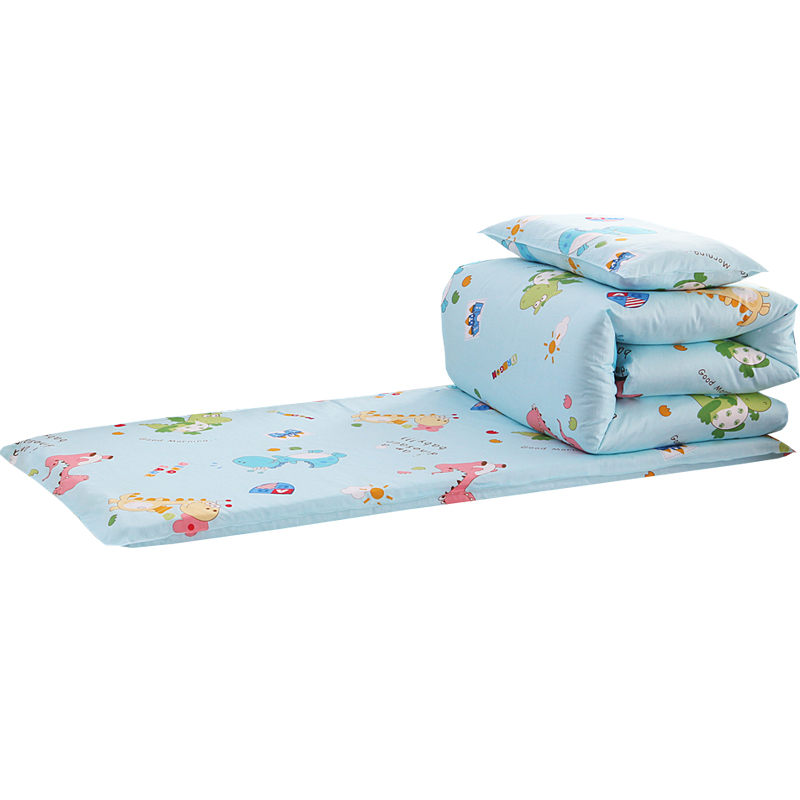 幼儿园被子三件套纯棉儿童被褥宝宝被套午睡六件套婴儿床品含芯冬