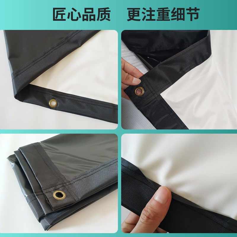 户外简易软白幕布抗光便携式可折叠投影幕布4K高清84/100/150/200