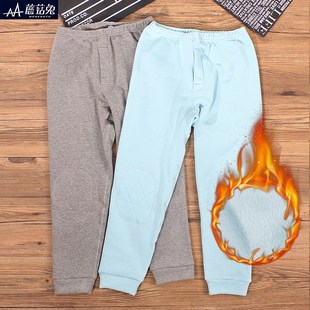 胖童男童保暖裤内穿中大童冬季加绒加厚秋裤打底衬裤10男孩15岁12