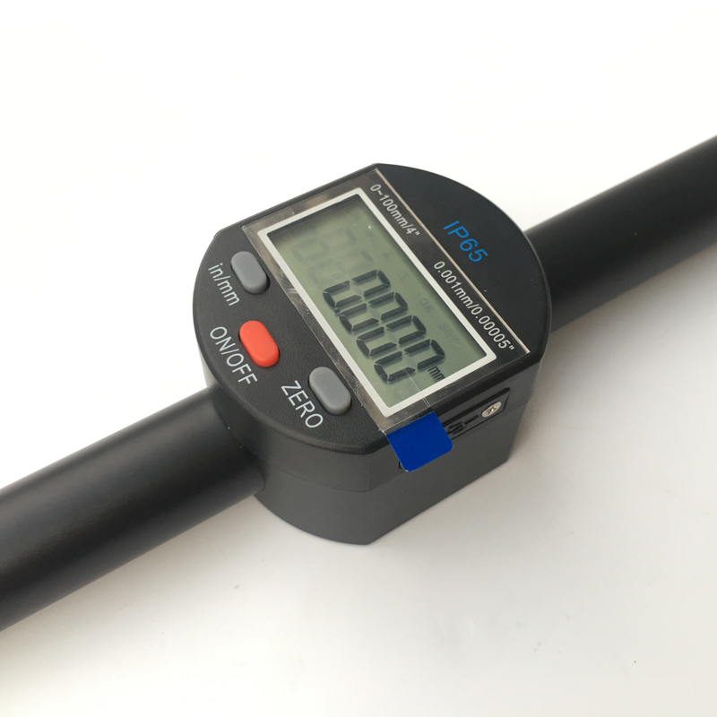 高精度IP防水数显百分表电子数字千分表测量深度规0-10-25-100mm