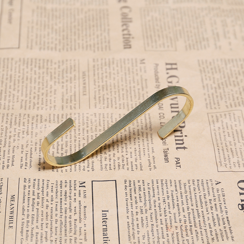 雨嘉S型不锈钢金色银色S钩子服装店橱窗挂衣服包包帽子的金属挂钩