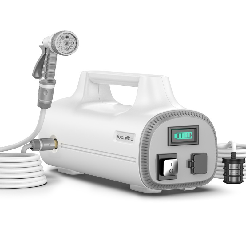 充电式菜园浇水神器农用浇地水泵家用淋菜浇菜机户外电动抽水器